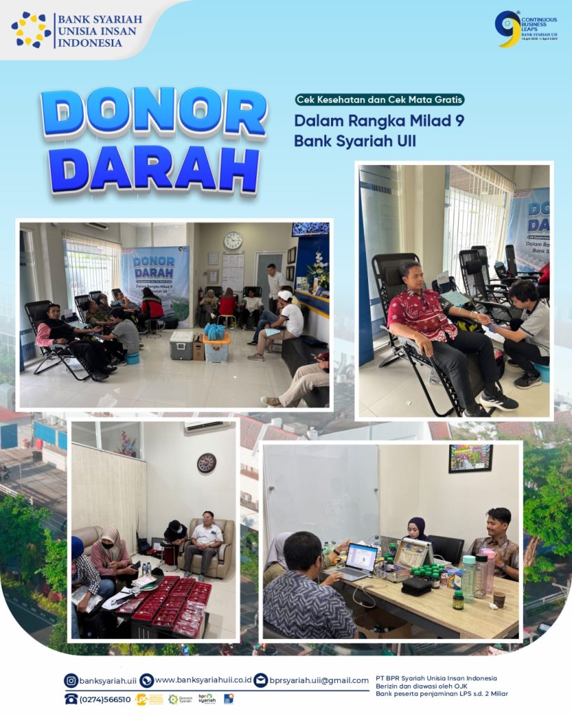 PESERTA DONOR DARAH BANK SYARIAH UII MEMBLUDAK